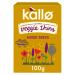 Kallo Mixed Seeds Veggie Thins Crackers | Healthy Snacks High Fibre Gluten Free Plant Protein & Baked |100g Single Pack