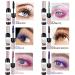 SWETIYOU 6-Piece Colored Mascara Set - Wine-Bottle Colors, Waterproof & Long-Lasting for Charming Eye Makeup - Buy Online on SooperMarket.com