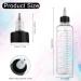 WLLHYF 2 Pack Applicator Bottle for Hair 8.5 Ounce Plastic Hair Oil Applicator Hair Color Squeeze Bottle Hair Root Dye Bottle with Ratio Graduated Scale Twist-On Top Tip Cap - Buy Online on SooperMarket.com