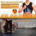 Yokald Men's Sauna Sweat Vest Zipper Suit - Polymer Corset Fitness Shapewear Compression Waist Trainer Top (Black 3XL) for Effective Workouts - Buy Online on SooperMarket.com