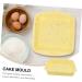Zerodeko 1pc Cake Mold Silica Gel Jelly Ice Mold 26.5x24.5cm Yellow - Buy Online on SooperMarket.com