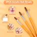 Saviland Acrylic Nail Kit with Drill - Beginner's 0.52oz Pink/Clear/White/Nudes Set for DIY Acrylic Nails at Home - Buy Online on SooperMarket.com