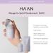 HAAN Natural Deodorant for Women and Men (1.4 Fl. Oz.) + Refill Margarita Spirit (4 Fl. Oz.) with 24 Hour Odor Protection | Vegan Deodorant Balance Your Skin's | Aluminium Free Paraben Free - Buy Online on SooperMarket.com