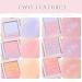 HOSAILY 3 Colors Blush Palette - Waterproof, Long Lasting Matte & Shimmer Highlighter - 0.50 oz (Pack of 2) - Buy Online on SooperMarket.com