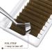 QUEWEL Easy Fan Brown Volume Lash Extensions 0.07 D 9-16mm | Self Fanning 2D-10D Volume Eyelash Extensions - Buy Online on SooperMarket.com