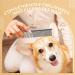 Boao Stainless Steel Pet Comb for Dogs & Cats - Perfect for All Sizes & Hair Types | Durable Rounded Teeth for Gentle Grooming - Buy Online on SooperMarket.com