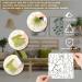 10 Pcs Rustic Style Wall Texture Stencils - Reusable DIY Stencils for Painting Crackle Marble Backgrounds on Wood, Canvas, Paper, and Floor Tiles - 6 x 6 Inch - Buy Online on SooperMarket.com
