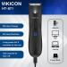 VIKICON Electric Body Trimmer & Shaver for Men - Pubic Hair Groomer with Ceramic Blade, Waterproof, USB Charging - Black - Buy Online on SooperMarket.com