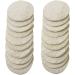 Natural 2.36 Round Facial Loofah Pads - Pack of 20 | Exfoliating Skin Scrub - Buy Online on SooperMarket.com