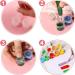 150 Strips 900 Pots Empty Paint Strips Paint Cup Pots Mini Strips Clear Plastic Storage Containers with Lids Art Painting Craft Supplies for Classrooms Schools Paintings Art Festivals (3 ml) - Buy Online on SooperMarket.com