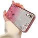 Tivenfezk nadoli glitter diamond case for xiaomi redmi 9a sparkle flower butterfly cell phone cover soft slope cover frame glossy silicone rhineau etui protective cover xiaomi redmi pink