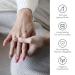Buy Nailog UV Gel Nail Film - 20 Self-Adhesive Gel Strips with Spring Flowers - Salon Quality Manicure - International Shipping Available - Buy Online on SooperMarket.com
