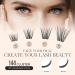 DIY Eyelash Extension Kit - Cluster & Individual Lashes (D17 D-Mix 144 Pcs) for Flawless Looks | Shop Internationally - Buy Online on SooperMarket.com