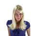 WIG ME UP - 3218-611 Wig light blonde straight side parting curved tips
