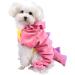 Delifur Dinosaur Dog Halloween Costume - Pink 2XL | Pet Dino Hoodie for Small & Medium Dogs - Buy Online on SooperMarket.com