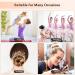 Magic Hair Bun Maker Donut 2 PCS - French Twist Styling Tool with Bobby Pins & Elastic Bands - Brown - Buy Online on SooperMarket.com