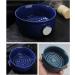 Awydky Ceramic Shaving Bowl - Dark Blue & Wide Mouth Design | Perfect for Men s Cream Shaving International Shipping Available - Buy Online on SooperMarket.com