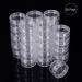 BENECREAT 30 Pack 15ml Round Clear Plastic Bead Jars with Screw Caps - Ideal for Beads Nail Art Glitter Makeup and Travel Cream - International Shipping Available - Buy Online on SooperMarket.com