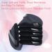 2 Pcs EVAOUXIU Triangle Powder Puff for Face Powder - Soft Plush Setting & Foundation Blender Sponge in Black - Buy Online on SooperMarket.com
