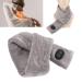 Electric neck heating cushion heated neck bandage to relieve neck pain double -sided electrical velvet heating pillow wireless thermal neck support for