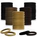 Sularpek 50 pieces of hair tie hair tie women hair tie girls without metal braid rubber premium rubber bands hair bands ponytail for women men and children 1 piece (50s pack)