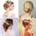 XZtimes Wedding Hair Clips Gold Leaf Bride Hair Pins Bridal - Pack of 3 - gold pin - Vintage - Buy Online on SooperMarket.com