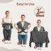 Baby Wraps Carrier | Breathable Hands-Free Sling for Newborn to Toddler | Adjustable Dark Grey Baby Carrier - Buy Online on SooperMarket.com