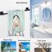 Naanle Easter Rabbit & Eggs Bunny Pattern Hand Towel (16 x 30 Inches) - Ideal for Bathroom, Hotel, Gym & Spa - Happy Easter Print - Soft & Absorbent - Buy Online on SooperMarket.com