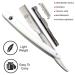 Krisp Beauty Classic Straight Edge Barber Razor - Professional Shavette for Close Shaving | Salon Quality Beard Grooming with 10 Blades - Buy Online on SooperMarket.com