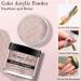 28g Acrylic Nail French Manicure Powder Set - White, Clear, Black, Nude | HJ-NAP016 (No.16) - Buy Online on SooperMarket.com
