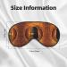 Microphone with Music Note Print Double-Sided Eye Mask Soft and Light Blocking for Enhancing Sleep Quality - Buy Online on SooperMarket.com