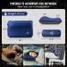 Hikenture Self Inflating Camping Pillow - Ergonomic 3D Support, Portable & Compressible Travel Pillow for Sleeping - Blue - Buy Online on SooperMarket.com