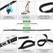 TUDEC Dogs Jogging Line with Belly Belt | Free-Handed Leash & Belt Bag for Large & Medium Dogs | Elastic Reflective Running Leash & Feces Bag Dispenser (Blue Gray) - Buy Online on SooperMarket.com