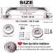 Grab Bars for Shower 2 Pack 12 Inch Anti Slip Shower Handles for Elderly Safety Shower Grab Bar Stainless Steel Handicap Grab Bars for Bathroom 12Inch - Buy Online on SooperMarket.com