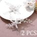Silver Pearl Starfish Wedding Hair Pins - Bridal Hair Accessories (2 PCS) - Buy Online on SooperMarket.com