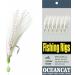 Saltwater Fishing Rigs with Feather & Fish Skin Hooks - 10 Packs - Buy Online on SooperMarket.com