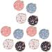 FRCOLOR 12pcs Desktop Floral Mirror Purses Women Purse Double- Sided ETO Et Ps Mp Ls Makeup Woman Sided Girls Clasp Portable Gift Travel Dole- ed Vanity Mini Beauty for Double- Foldable