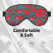 SSIMOO Red Birds Wild Eye Mask - Breathable Sleep Eye Patch for Women | Perfect for Travel & Relaxation - Buy Online on SooperMarket.com