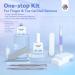 SAVILAND Gel Nail Polish Remover Kit - Quick & Easy 2-Minute Soak-off with Castor Oil & Vitamin E - Complete 9 PCS Set for Home Salon Use - Buy Online on SooperMarket.com