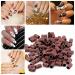 YUTOU Nail sanding caps 150 pieces sanding sleeves with 1 piece nail drill sanding sleeves nail cutter attachment 80/120/180 grit for manicure nail design nail care nail art - Buy Online on SooperMarket.com