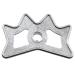 ZZHXSM Billiard Bridge Head Silver Tone Aluminum Alloy Billiards Cue Rack Bridge Head Non-Slip Billiards Snooker Pool Cue Rest Bridge Head Holder