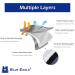 BlueEagle 4-Ply Individually Wrapped Disposable Adult Face Masks - 50 Pcs | Activated Carbon Filter | Large Fit | Charcoal Black Color - Buy Online on SooperMarket.com