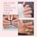 20Sheets-960Pcs French Manicure Nail Sticker French Nail Self-Adhesive Stickers DIY Nail Art Tool Accessories French Manicure Stencil in Half-Moon Shaped - Buy Online on SooperMarket.com