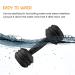 Silicone Baby Dumbbell Teether Weight Rattle Toy - Perfect Gift for Boys and Girls - Buy Online on SooperMarket.com