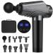 Massage Gun, Muscle Massage Gun Deep Tissue Massager with 10 Heads 30 Speeds Percussion Massage Gun for Athletes