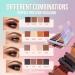 Best Pro Eyeshadow Palette Matte - 16 Highly Pigmented Vegan Shades for Warm Natural Smoky Eye Makeup - Buy Online on SooperMarket.com