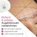 Professional Brow Mapping String - Precise Thread for Eyebrow Design | PMU & Henna Color Application | Defined Shape | Up to 50 Uses - Black - Buy Online on SooperMarket.com