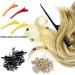 Duufin Hair Extensions Kit â€“ 1500 Micro Link Rings Beads + Tools (Black, Blonde, Dark Brown) - Buy Online on SooperMarket.com