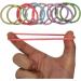 12 PCS Glitter Elastic Hair Bands - No Metal Ponytail Holders for Women, Men, Girls, Kids - 3mm Gentle Elastics in Multi-Colored Bulk Pack - Buy Online on SooperMarket.com