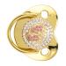 Bling Baby Pacifier - Anti-Static Gold Pacifier for Newborns & Toddlers (6-18 Months) - Perfect for Outdoor Use | Shop Now! - Buy Online on SooperMarket.com